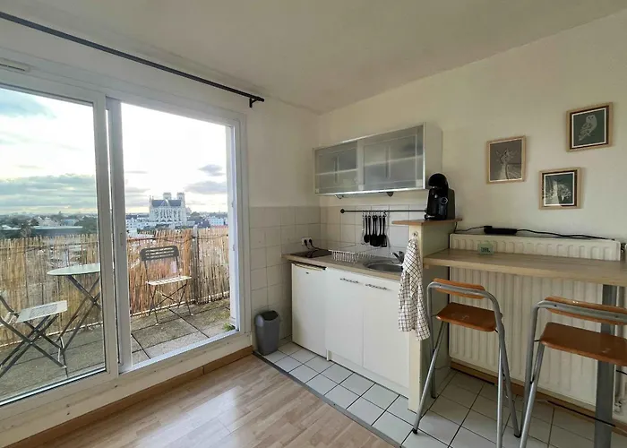 Nantes Studio Balcony With View Apartamento